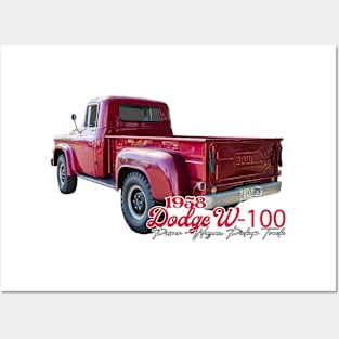 1958 Dodge W-100 Power Wagon Pickup Truck Posters and Art